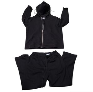 Pacer Black Zippered Track Suit